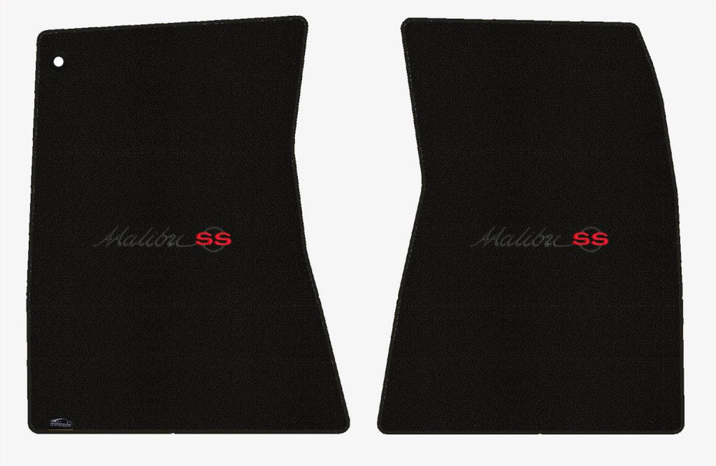 Lloyd Classic Loop Front Mats for '68-69 Chevy Malibu W/Black/Red Malibu SS