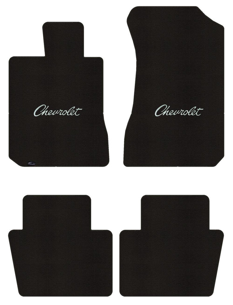 Lloyd Berber Front & Rear Mats for '73-77 Chevy Malibu W/Black Chevy Letters