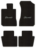 Lloyd Berber Front & Rear Mats for '58 Chevy Biscayne W/Black Chevy Letters