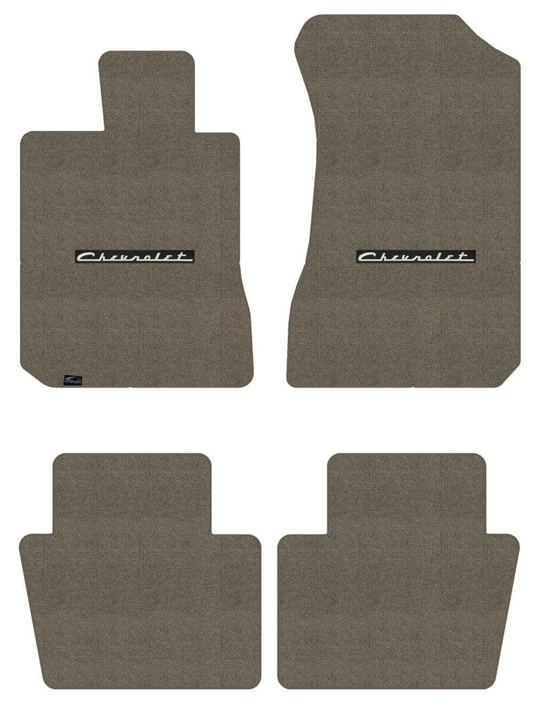 Lloyd Ultimat Front & Rear Mats for '69-71 Chevy Bel Air W/Silver on Black Chevy