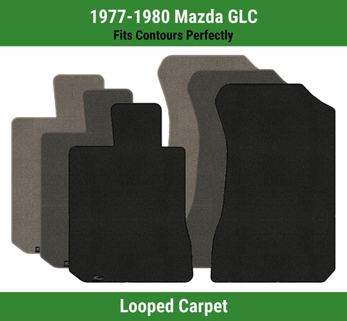 Lloyd Classic Loop Front Row Carpet Mats for 1977-1980 Mazda GLC