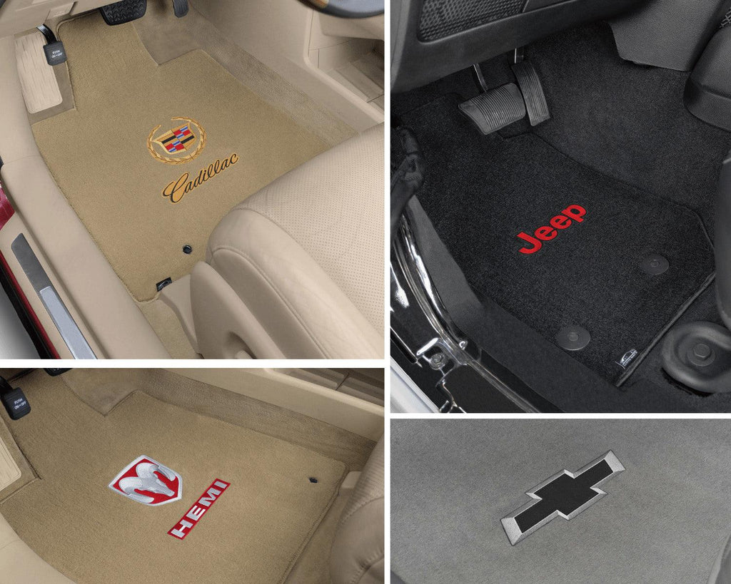 Lloyd Velourtex Front & Rear Mats for '72-76 Chevy Caprice W/Red Chevy Letters