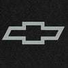 Lloyd Luxe Front & Rear Mats for '06-07 Malibu W/Silver Outline Chevy Bowtie
