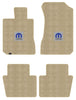 Lloyd Luxe Front & Rear Carpet Mats for '93-94 Dodge Colt W/Blue M-Mopar Logo