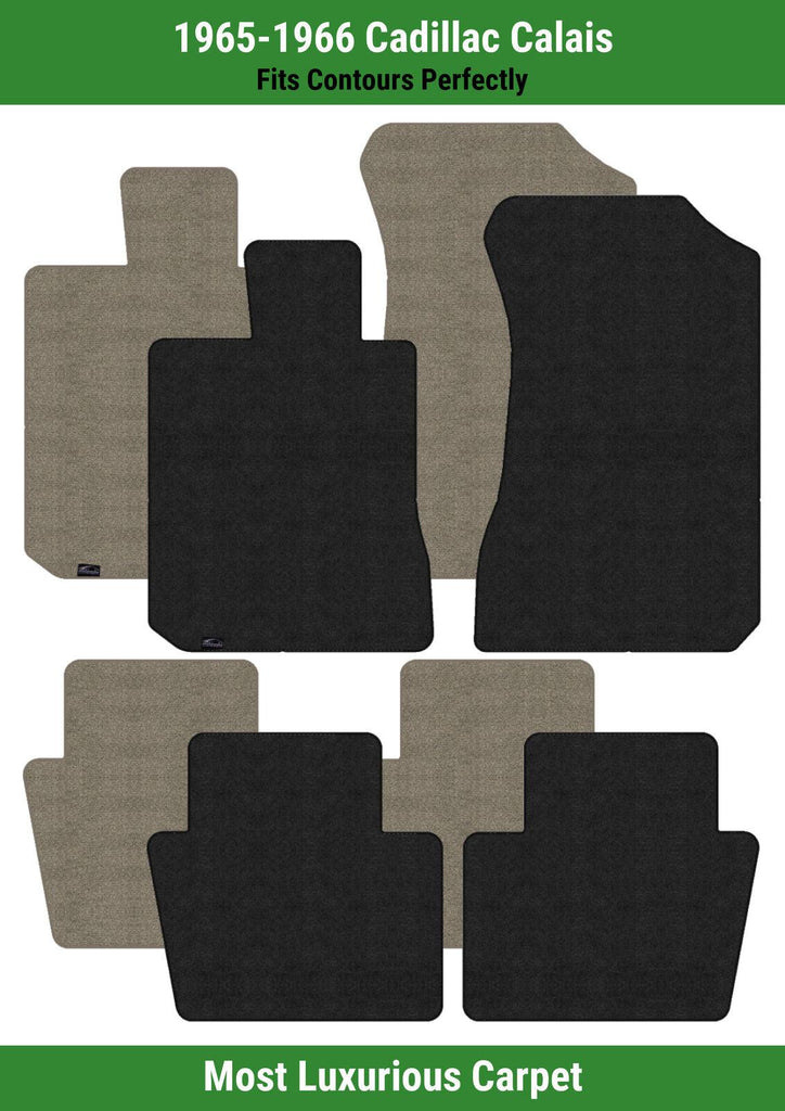 Lloyd Luxe Front & Rear Row Carpet Mats for 1965-1966 Cadillac Calais