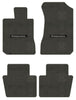 Lloyd Velourtex Front & Rear Mats for '72-76 Impala W/Impala Script Silver on Bl