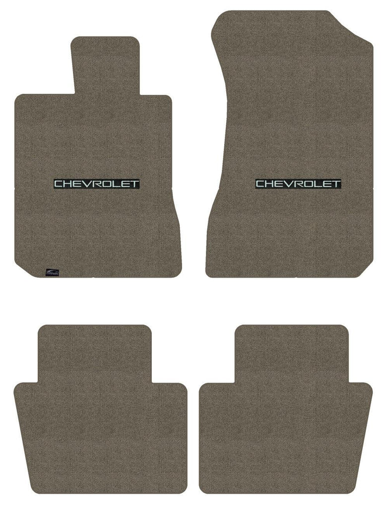Lloyd Ultimat Front & Rear Mats for '90-94 Chevy Lumina W/Chevy Silver on Black
