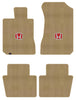 Lloyd Ultimat Front & Rear Mats for '80-81 Honda Accord W/Red on Black Honda H