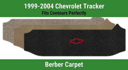 Lloyd Berber Small Cargo Mat for '99-04 Chevy Tracker W/Red Chevy Outline Bowtie