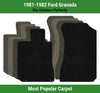 Lloyd Ultimat Front Row Carpet Mats for 1981-1982 Ford Granada