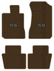 Lloyd Luxe Front & Rear Mats for '73-77 Chevy Malibu W/Silver on Black SS 396
