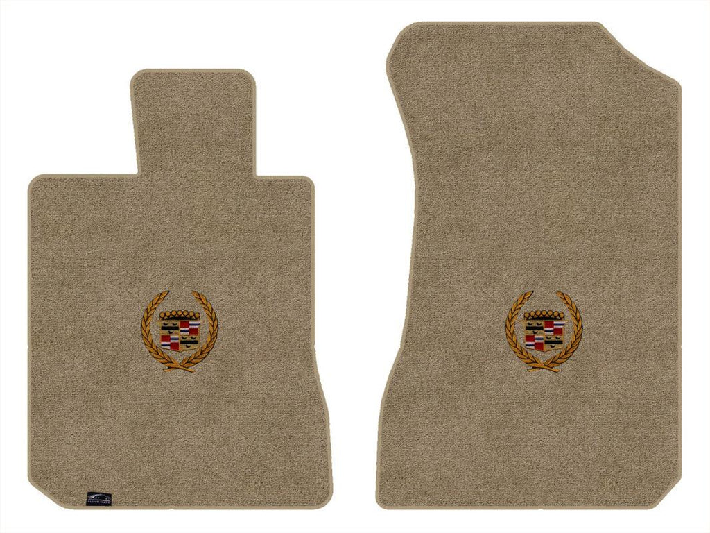Lloyd Ultimat Front Carpet Mats for '65-66 Cadillac Calais W/Gold Cadillac Crest