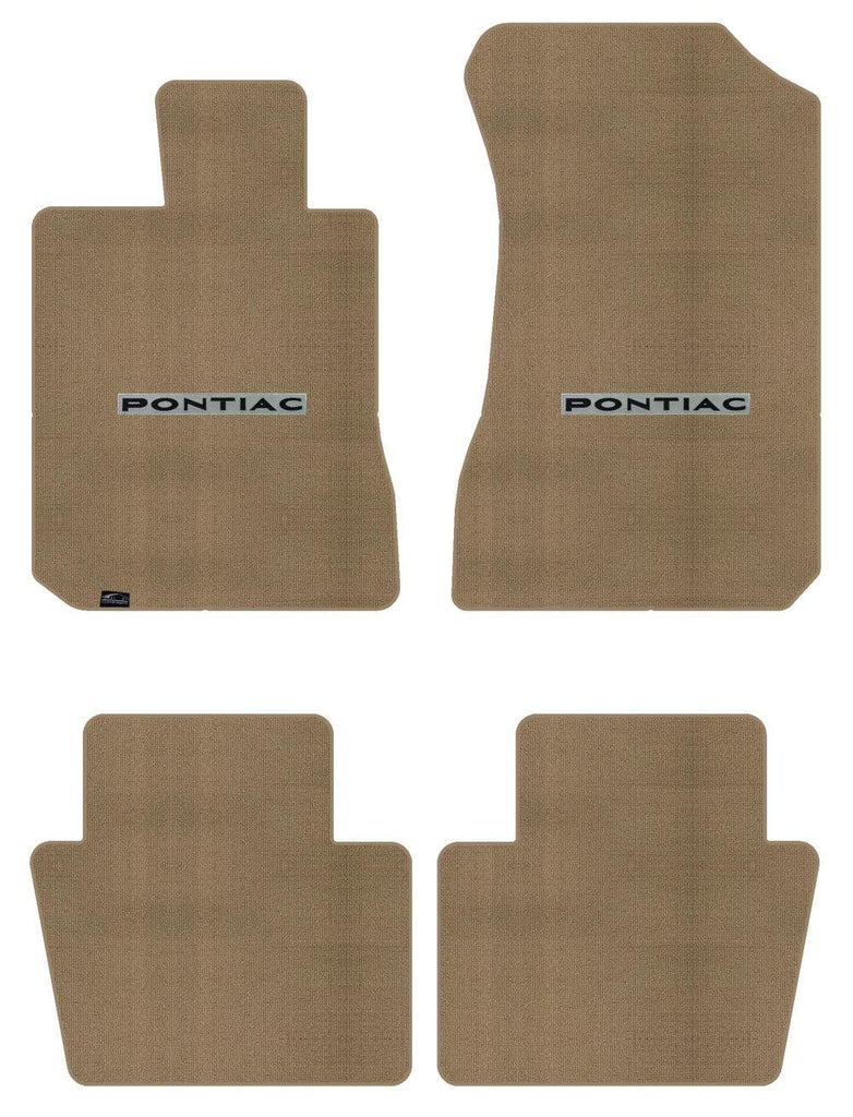 Lloyd Berber Front & Rear Mats for '06-08 Pontiac G6 W/Black on Silver Pontiac
