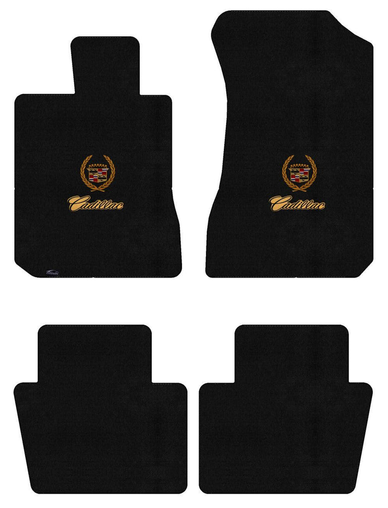 Lloyd Velourtex Mat Set for '69-70 Calais W/Cadillac Crest 2 Gold W/Black on Gol