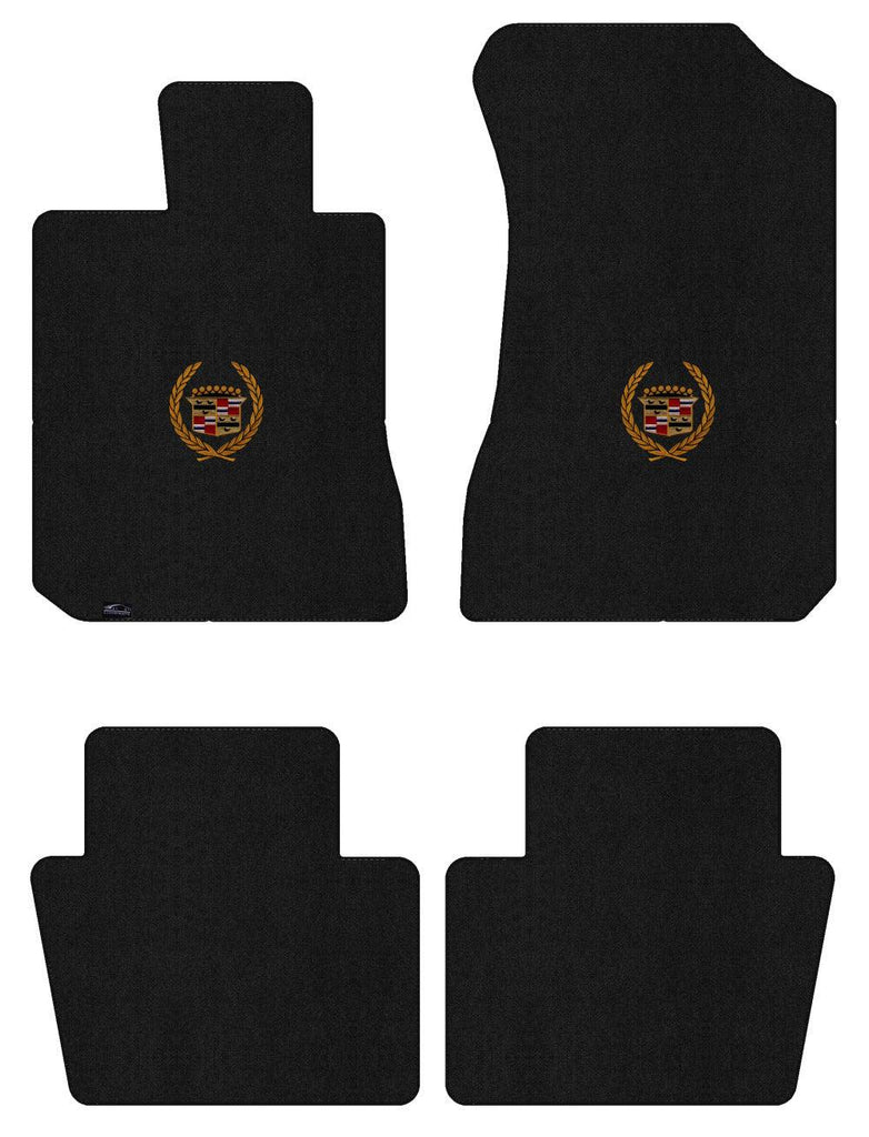 Lloyd Ultimat Front & Rear Mats for '74-76 Cadillac Calais W/Gold Cadillac Crest