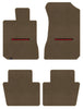 Lloyd Velourtex Front & Rear Mats for '58 Chevy Biscayne W/Red on Black Chevy