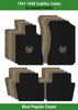 Lloyd Ultimat Front & Rear Mats for '67-68 Calais W/Silver Cadillac Crest 2