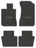 Lloyd Ultimat Front & Rear Mats for '84-85 Accord W/Silver & Black Honda H & Wor