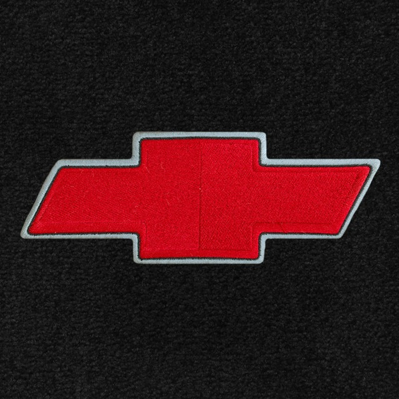 Lloyd Velourtex Front Carpet Mats for '99-04 Chevy Tracker W/Red Chevy Bowtie 1