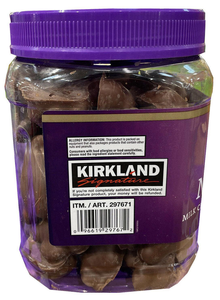 Kirkland Signature Macadamia Milk Chocolate Salted Caramel Clusters 32 Oz