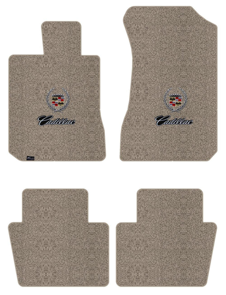 Lloyd Berber Front & Rear Mats for '80-85 Fleetwood W/Cadillac Crest 2 Silver On