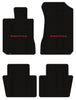 Lloyd Loop Front & Rear Mats for '68-72 Lemans W/Red on Black Pontiac