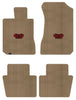 Lloyd Berber Front & Rear Mats for '72-76 Chevy Bel Air W/Red on Black SS 396