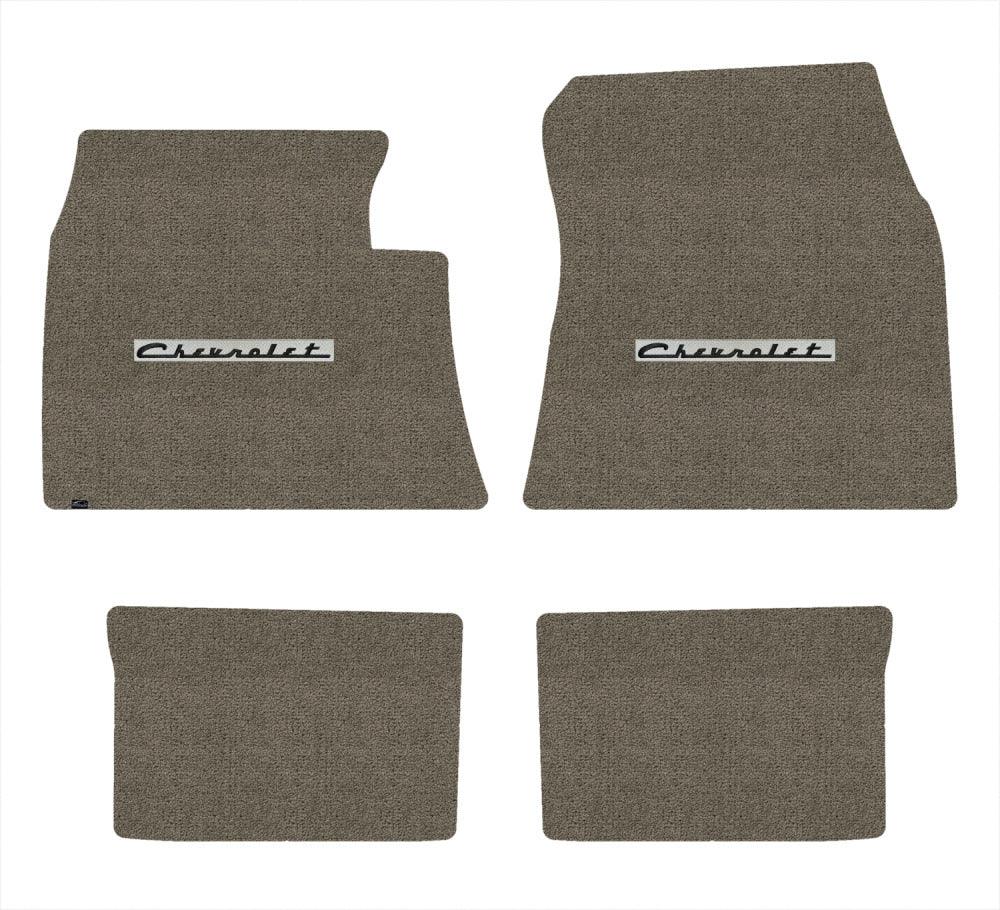 Lloyd Ultimat Front & Rear Mats for '59-60 Chevy Bel Air W/Black on Silver Chevy