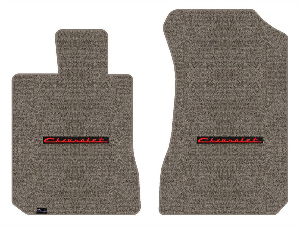 Lloyd Classic Loop Front Mats for '69-71 Chevy Bel Air W/Red on Black Chevy