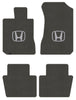Lloyd Loop Front & Rear Mats for '84-85 Accord W/Silver on Black Honda H