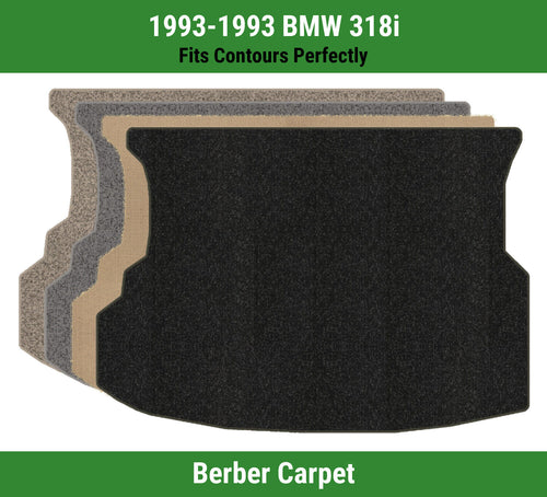 Lloyd Berber Trunk Carpet Mat for 1993 BMW 318I