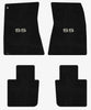 Lloyd Ultimat Front & Rear Mats for '68-69 Chevy Malibu W/Silver on Black SS