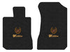Lloyd Luxe Front Mats for '67-68 Calais W/Cadillac Crest 2 Gold W/Black on Gold