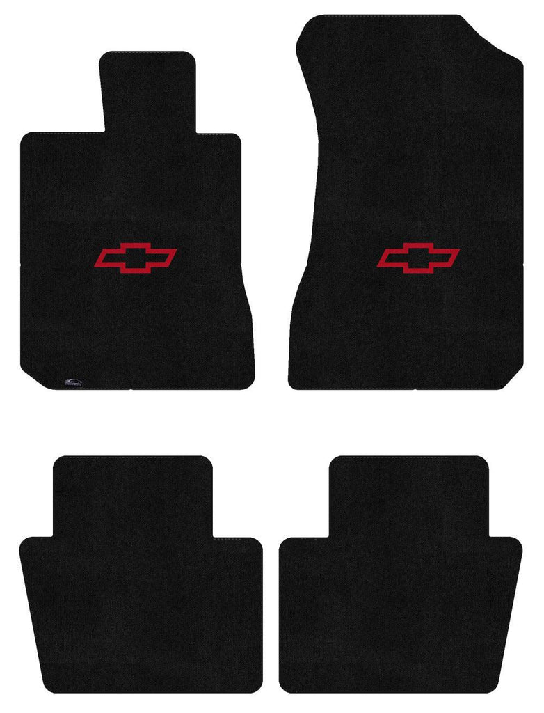 Lloyd Ultimat Front & Rear Mats for '73-77 Laguna W/Red Chevy Outline Bowtie