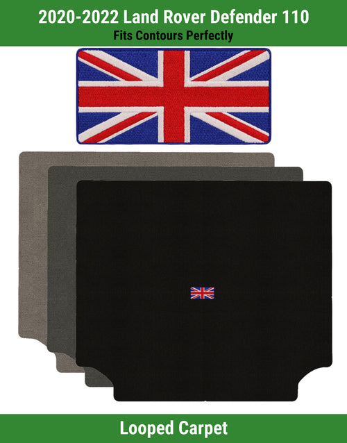 Lloyd Classic Loop Cargo Mat for '20-22 Land Rover Defender 110 W/British Flag