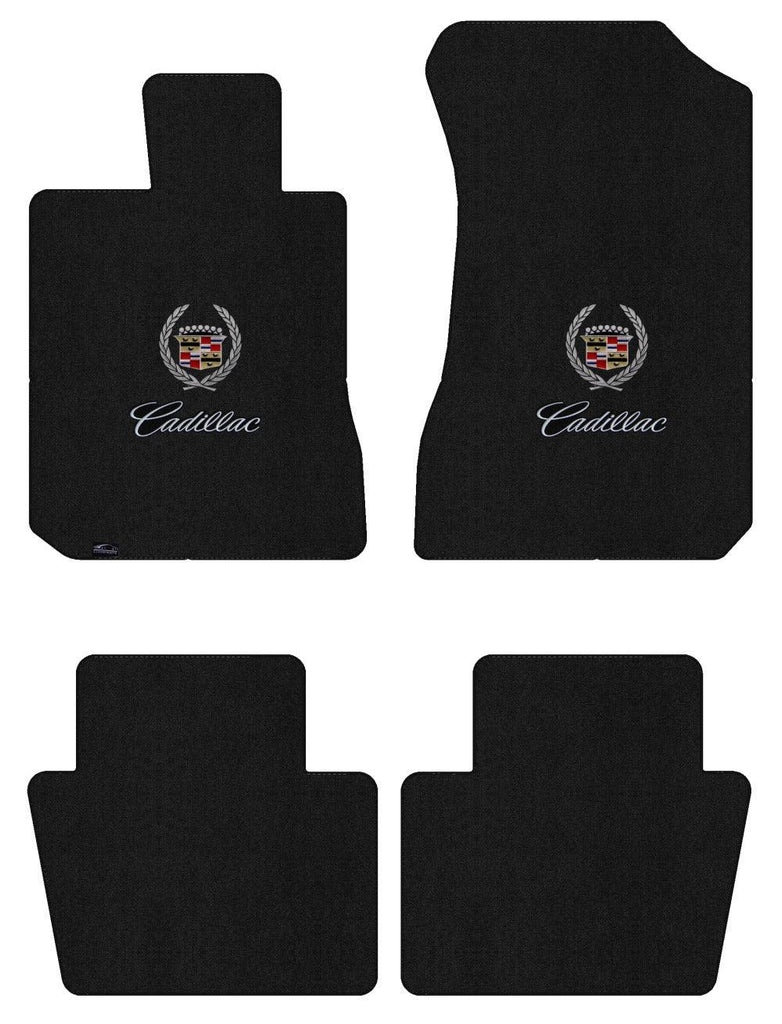 Lloyd Ultimat Front & Rear Mats for '80-85 Fleetwood W/Cadillac Crest 2 Silver O