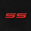 Lloyd Classic Loop Front Mats for '06-07 Chevy Malibu W/Ss Letters Red on Black