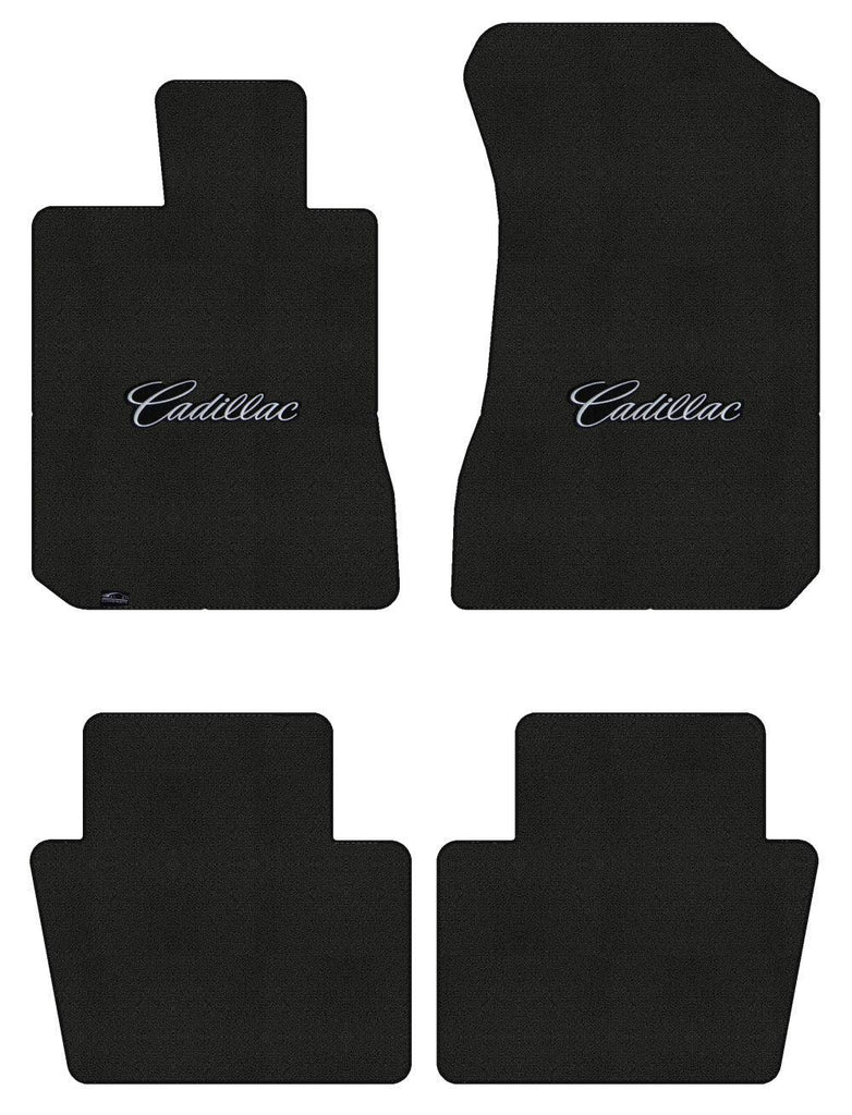 Lloyd Loop Front & Rear Mats for '69-70 Calais W/Silver on Black Cadillac