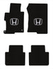 Lloyd Loop Front & Rear Mats for '13-17 Accord W/Silver on Black Honda H