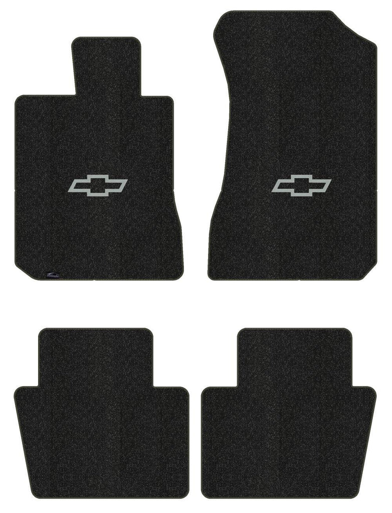 Lloyd Berber Front & Rear Mats for '90-94 Lumina W/Silver Outline Chevy Bowtie