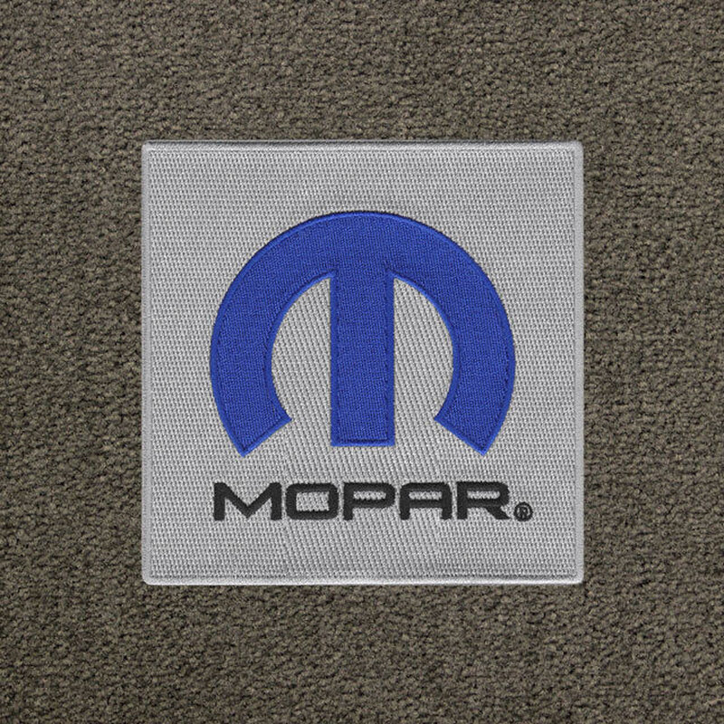 Lloyd Luxe Front & Rear Carpet Mats for '93-94 Dodge Colt W/Blue M-Mopar Logo