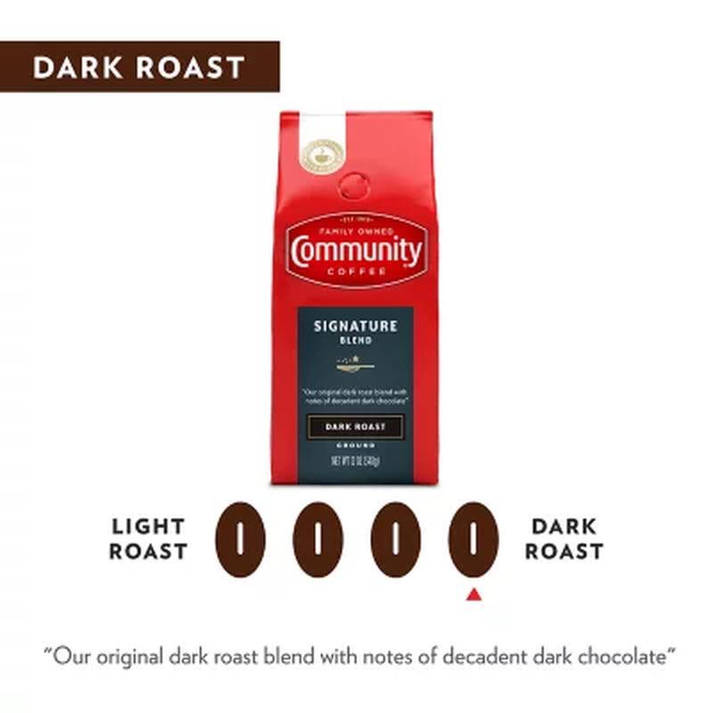 Community Coffee Ground Dark Roast, Signature Blend (46 Oz.)