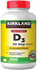 Maximum Strength Vitamin D3 2000 I.U. 600 Softgels, Bottle Personal Healthcare / Health Care