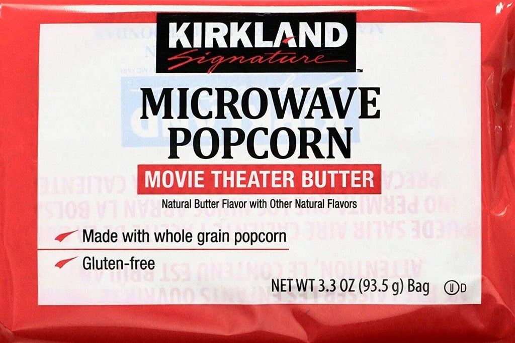 Kirkland Microwave Popcorn 3.3 Ounce Bags - 8 Bags