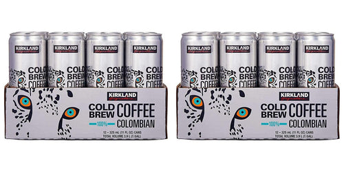 Signature Cold Brew Colombian Coffee 12 Cans /11 Fl Ounce Net Wt 132 Fl Ounce Pack of 2