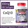 Kirkland Signature Coq10 300Mg 100 Softgels-Supplementing with Coq10 Supports Heart and Antioxidant Health and Help Support Healthy Aging (Pack of 2)