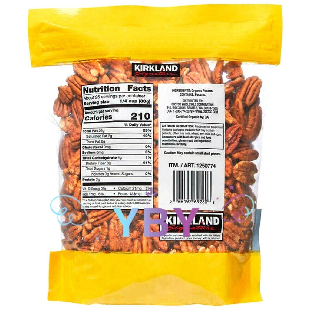 Kirkland Signature Organic Pecans 1.7 LB