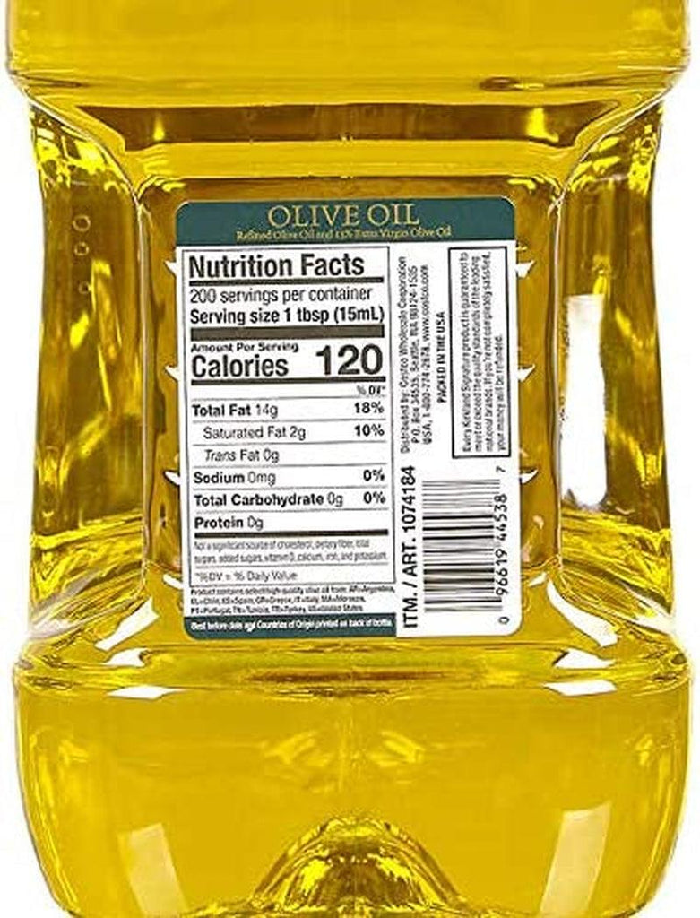 Kirkland Signature Pure Refined Olive Oil: 2 Jugs (3 L Ea.)