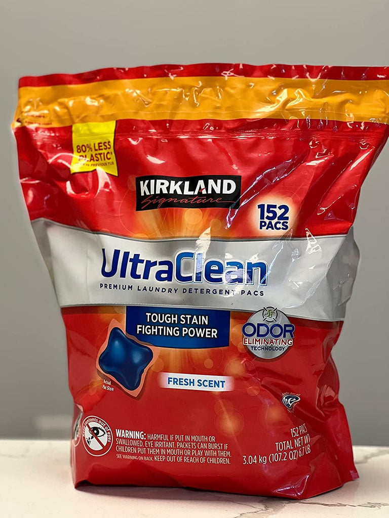 Kirkland Signature Ultra Clean Laundry Detergent (152 Pacs (2 Pack))