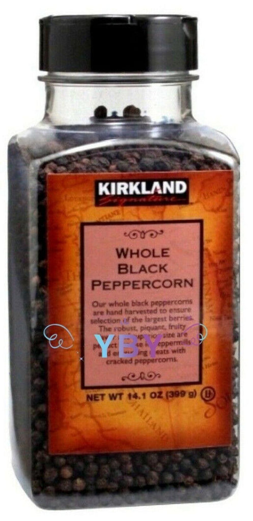 Kirkland Signature Whole Black Pepper Peppercorn 14.1 Oz